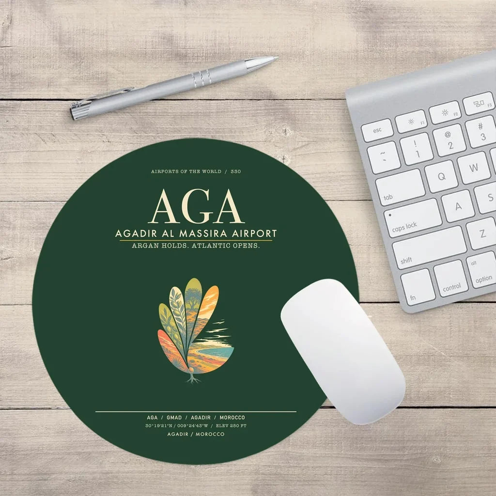 Agadir Al Massira Airport AGA - Dark Green