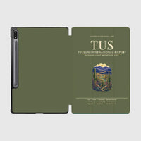Thumbnail for Tucson International Airport (TUS) design on green army samsung tablet tablet case