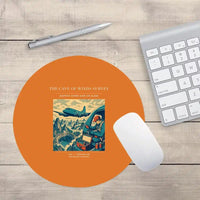 Thumbnail for VINTAGE G4293 - The Cave Of Winds Survey - Designed Mouse Pads design on orange round