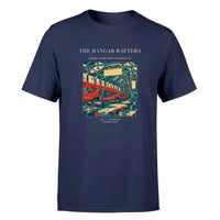 Thumbnail for VINTAGE G4166 - The Hangar Rafters - Premium T-Shirt design on navyblue premium t shirt