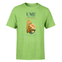 Thumbnail for Umeå Airport (UME) T-Shirt single-side front print in Light Green | umeå-airport-ume-double-side-t-shirt