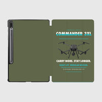 Thumbnail for Draganfly Commander 3XL design on green army samsung tablet tablet case