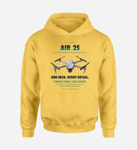 Thumbnail for DJI Air 2S design on yellow hoodie single side