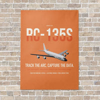Thumbnail for RC-135S Cobra Ball vertical canvas print - no frame - orange background