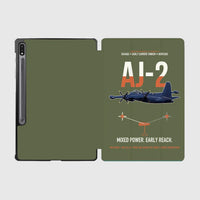 Thumbnail for AJ-2 Savage Tanker design on green army samsung tablet tablet case