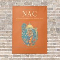 Thumbnail for Dr. Babasaheb Ambedkar International Airport NAG — Nagpur vertical canvas print - no frame - orange background