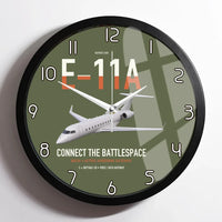 Thumbnail for E-11A BACN design on green army framed wall clock