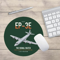 Thumbnail for EP-3E ARIES II design on dark green round mouse pad