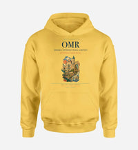 Thumbnail for Oradea International Airport (OMR) design on yellow hoodie single-side print
