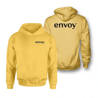Thumbnail for Envoy Air logo on yellow double side hoodie