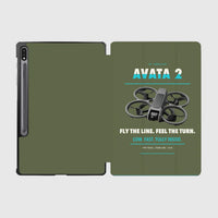 Thumbnail for DJI Avata 2 design on green army samsung tablet tablet case