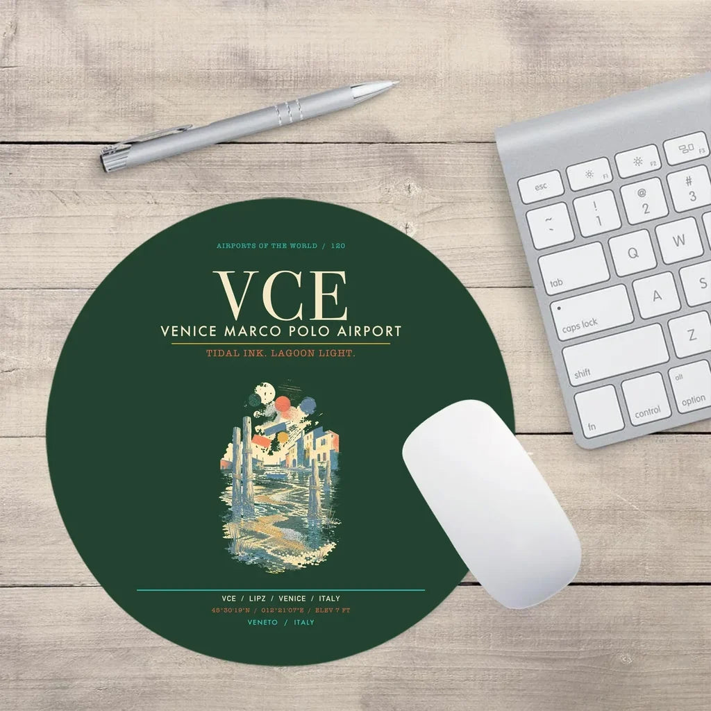 Venice Marco Polo Airport VCE - Lagoon Printmaker's Tide - Dark Green