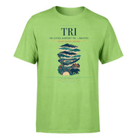 Thumbnail for Tri-Cities Airport (TRI) T-Shirt single-side front print in Light Green | tri-cities-airport-tri-double-side-t-shirt