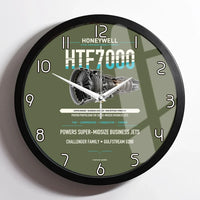 Thumbnail for HTF7000 design on green army framed wall clock