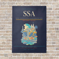 Thumbnail for Salvador - Deputado Luis Eduardo Magalhaes International Airport SSA - Canvas No Frame - Navy Blue