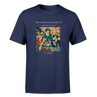 Thumbnail for VINTAGE G4087 - The Champagne Service - Premium T-Shirt design on navyblue premium t shirt