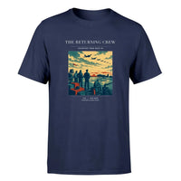 Thumbnail for VINTAGE G4519 - The Returning Crew - Premium T-Shirt design on navyblue premium t shirt