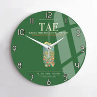 Thumbnail for Daegu International Airport TAE Wall-Clock No-Frame - Green