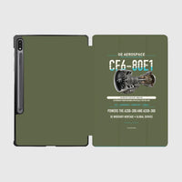 Thumbnail for CF6-80E1 design on green army samsung tablet tablet case