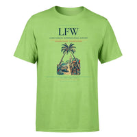 Thumbnail for Lome-Tokoin International Airport (LFW) T-Shirt single-side front print in Light Green | lome-tokoin-international-airport-lfw-double-side-t-shirt