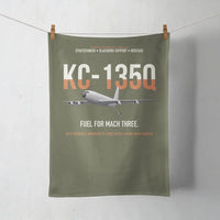 Thumbnail for KC-135Q Blackbird Tanker design on green army towel
