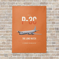 Thumbnail for P-3C Orion vertical canvas print - no frame - orange background