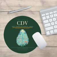 Thumbnail for Merle K. (Mudhole) Smith Airport (CDV) design on dark green round mouse pad