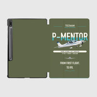 Thumbnail for Tecnam P-Mentor design on green army samsung tablet tablet case