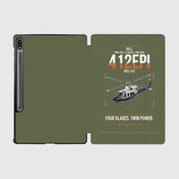 Thumbnail for Bell 412EPI design on green army samsung tablet tablet case