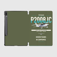 Thumbnail for Tecnam P2008JC NG design on green army samsung tablet tablet case