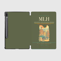 Thumbnail for EuroAirport Basel-Mulhouse-Freiburg (MLH) design on green army samsung tablet tablet case