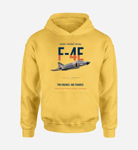 Thumbnail for F-4E PHANTOM II design on yellow hoodie single side