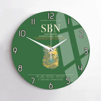 Thumbnail for South Bend International Airport SBN Wall-Clock No-Frame - Green