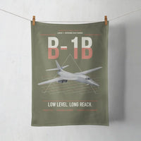 Thumbnail for B-1B Lancer design on green army towel