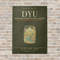 Thumbnail for Dushanbe International Airport DYU - Canvas Framed - Green Army