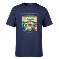 Thumbnail for VINTAGE G4295 - The High Desert Speed Trap - Premium T-Shirt design on navyblue premium t shirt