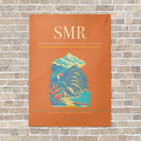 Thumbnail for Simón Bolívar International Airport SMR — Santa Marta vertical canvas print - no frame - orange background