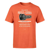 Thumbnail for RB211-535E4 design on orange single side
