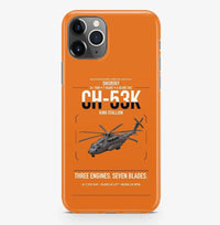 Thumbnail for Sikorsky CH-53K King Stallion design on orange magsafe iphone case, for iPhone Pro Max