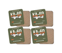 Thumbnail for KA-6D Intruder design on green army 4 pieces set coaster