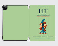 Thumbnail for Pittsburgh International Airport (PIT) design on light green ipad tablet case