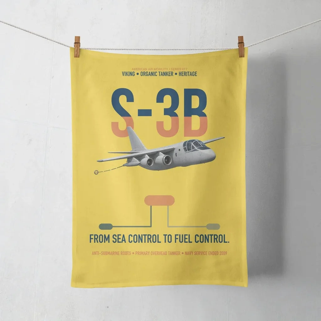 S-3B Viking design on yellow towel