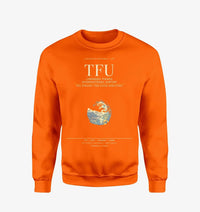 Thumbnail for Chengdu Tianfu International Airport TFU Sweatshirt - Orange