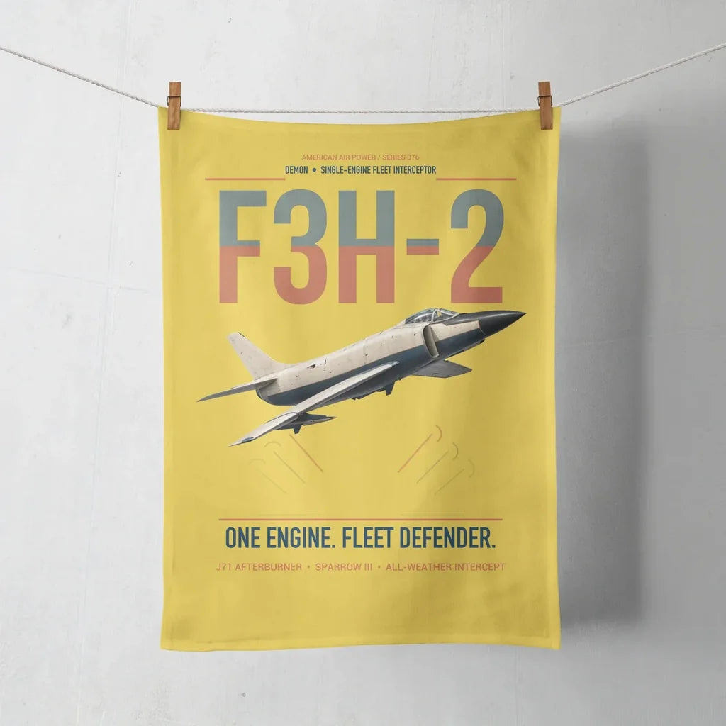 F3H-2 Demon design on yellow towel