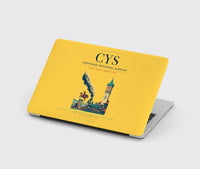 Thumbnail for Cheyenne Regional Airport (CYS) design on yellow MacBook case
