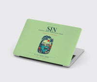 Thumbnail for Singapore Changi International Airport (SIN) design on light green MacBook case