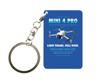 Thumbnail for DJI Mini 4 Pro Key Chain design on blue key chain