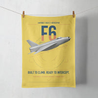 Thumbnail for English Electric Lightning F6 design on yellow towel