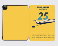 Thumbnail for Bombardier Learjet 25 design on yellow ipad tablet case