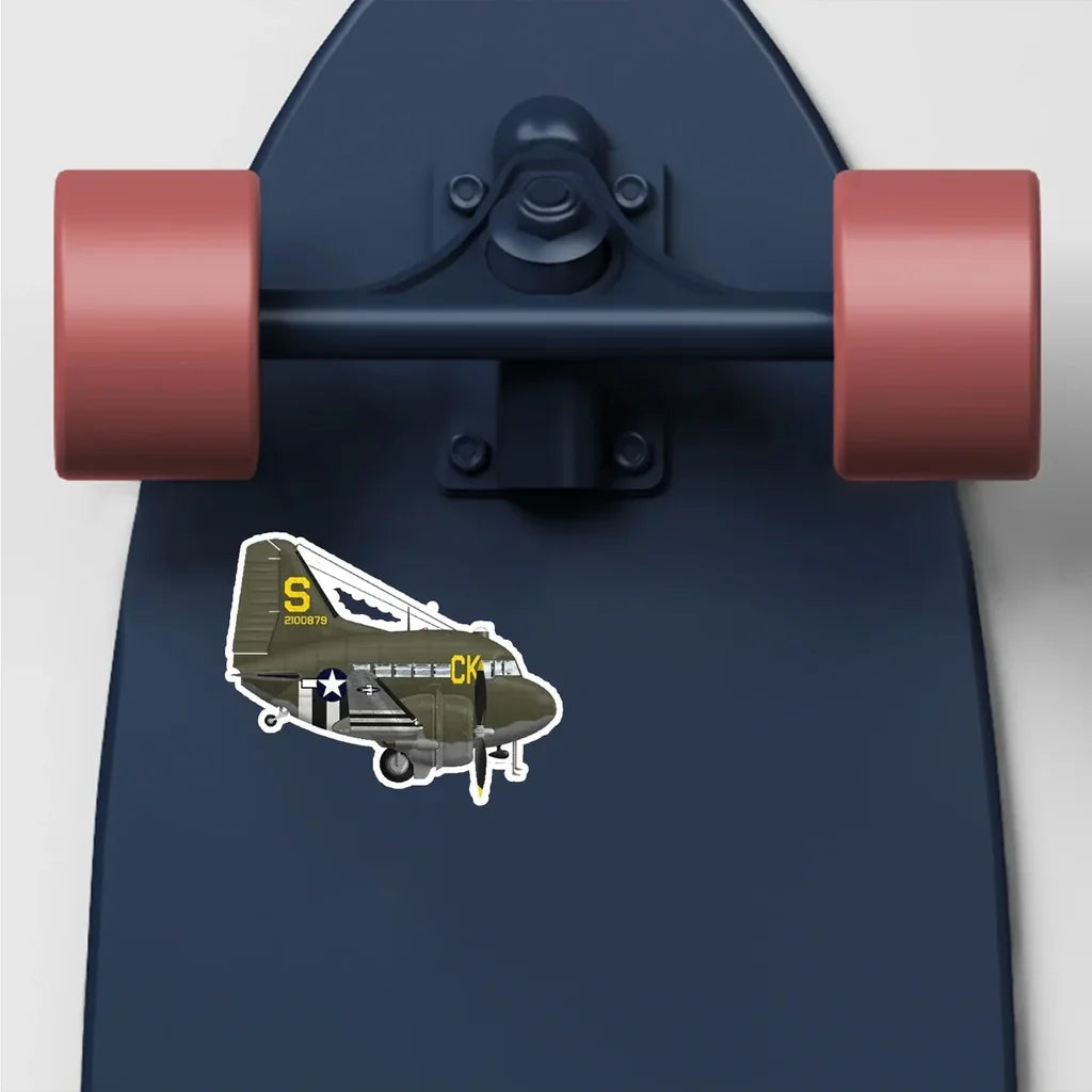 Douglas DC-3 US Military Aircraft Airplanes sticker